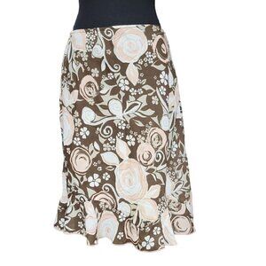 Worthington Lightweight, Flowy and Fun Women's Midi-Length Skirt, Size 10